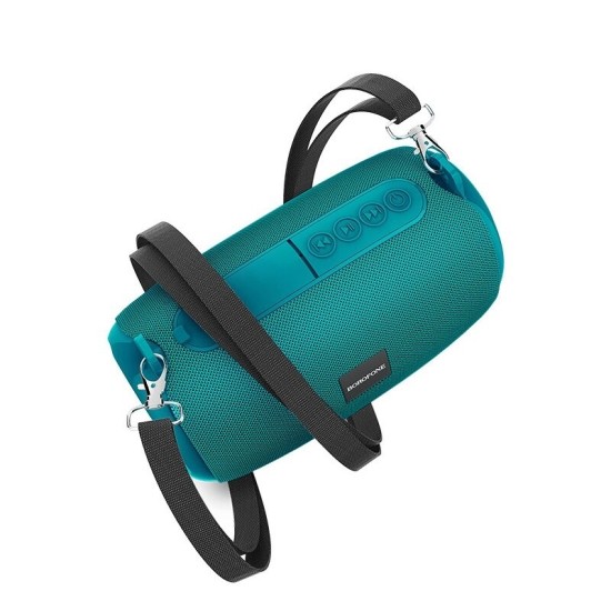 SPEAKER WIRELESS BOROFONE BR4 AUX/USB/MEMORY CARD GREEN SPEAKER WIRELESS BOROFONE BR4 AUX/USB/MEMORY CARD GREEN